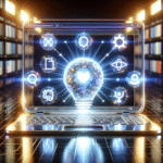 chrome browser with glowing AI plugins